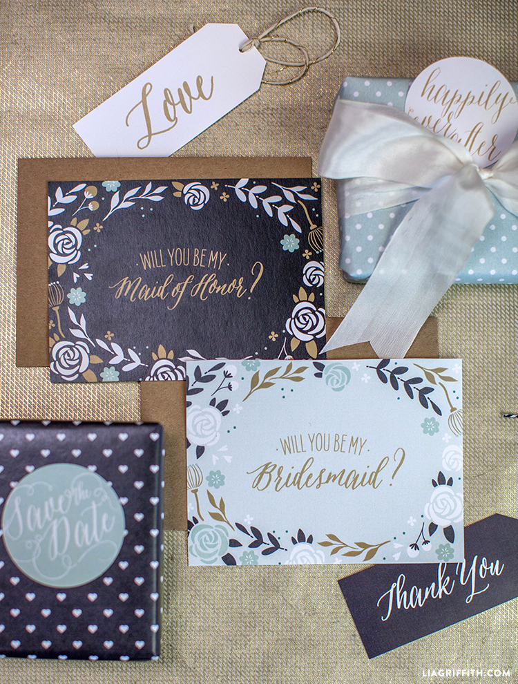 LIA GRIFFITH: DFW Wedding Venue - The Empire Room | Top Note Cards for asking your bridesmaids